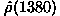 rho hat (1380)